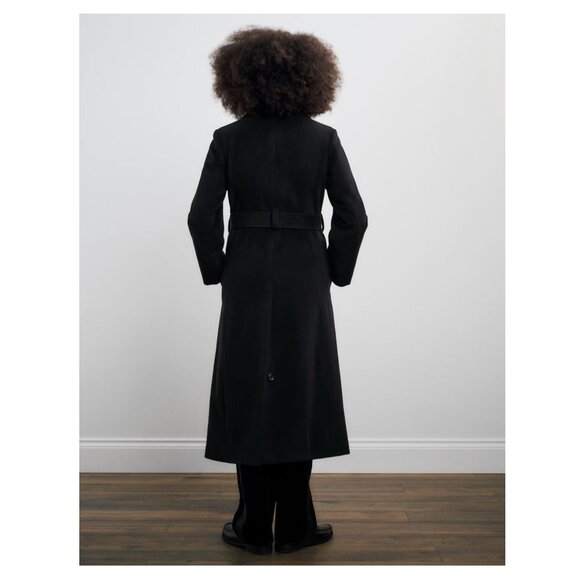 MARKS & SPENCER x Bella Freud Pure Wool Belted Double Breasted Coat $392 EUC UK - Picture 7 of 7